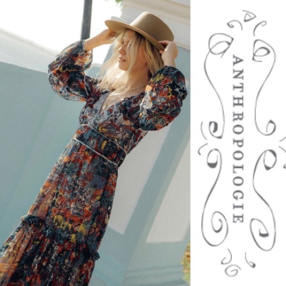 Anthropologie Annabella Maxi Dress new with tag - Picture 6 of 7
